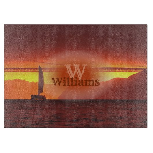 San Francisco Sunset 124 Snijplank (Voorkant)