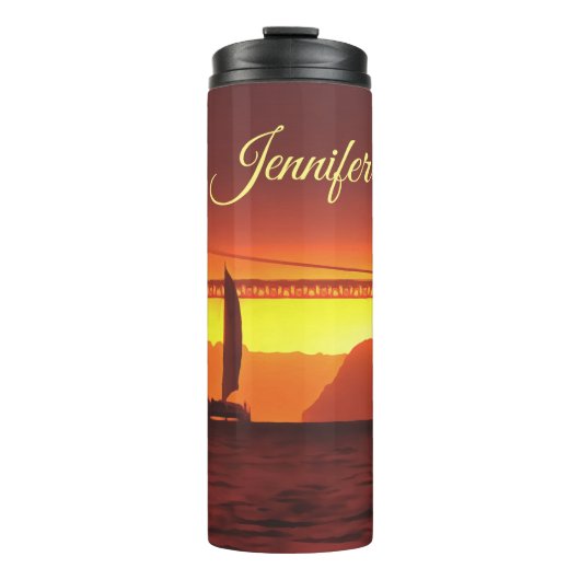 San Francisco Sunset 124 Thermosbeker (Voorkant)