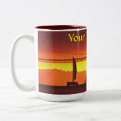 San Francisco Sunset 124 Tweekleurige Koffiemok (Links)