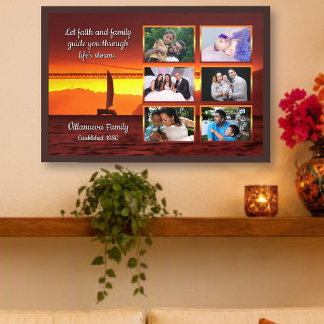 San Francisco Sunset Familie Collage 1124 Kunstpri Poster