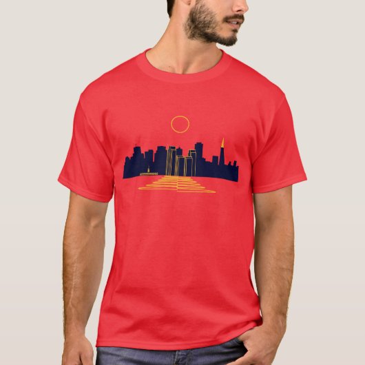 San Francisco Sunset T-shirt (Voorkant)