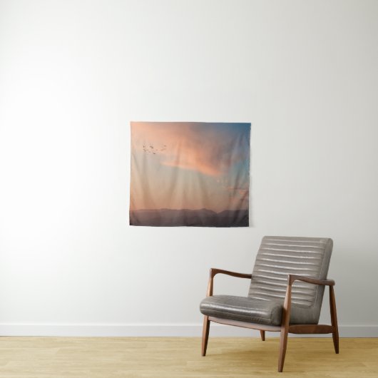 San Francisco Sunset Tapestry Wandkleed (In Situ (horizontaal))