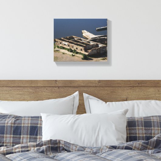 San Francisco Sutro Baths Ruins #2 Canvas (Insitu (Slaapkamer))