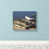 San Francisco Sutro Baths Ruins #2 Canvas Afdruk (Insitu (Houten vloer))
