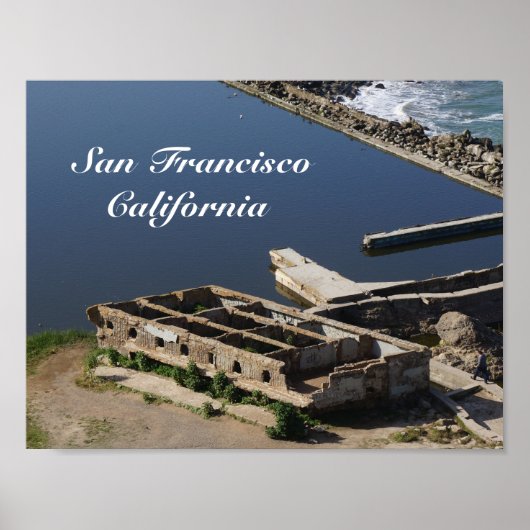 San Francisco Sutro Baths Ruins #2 Poster (Voorkant)