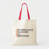 San Francisco Swag Retro Tote Bag (Voorkant)