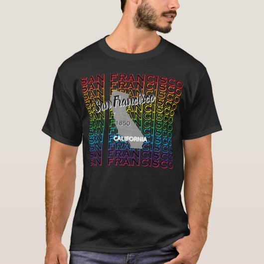 San Francisco T-shirt  (Voorkant)