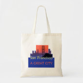 SAN FRANCISCO-tas Tote Bag (Voorkant)