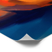 San Francisco Teddy Fauvist Sunset Print (Hoek)