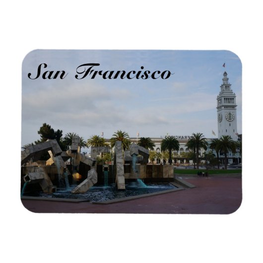 San Francisco The Embarcadero Magnet Magneet (Horizontaal)