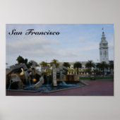 San Francisco The Embarcadero Poster (Voorkant)