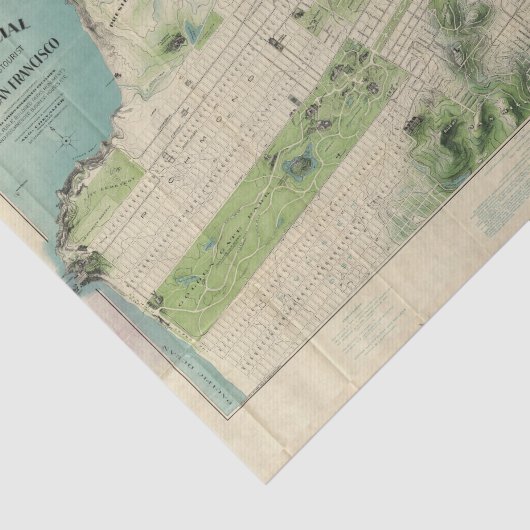 San Francisco Tissuepapier (Detail)