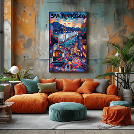 San Francisco: Todo Comienza Aquí. Contemporáneo. Perfect Poster