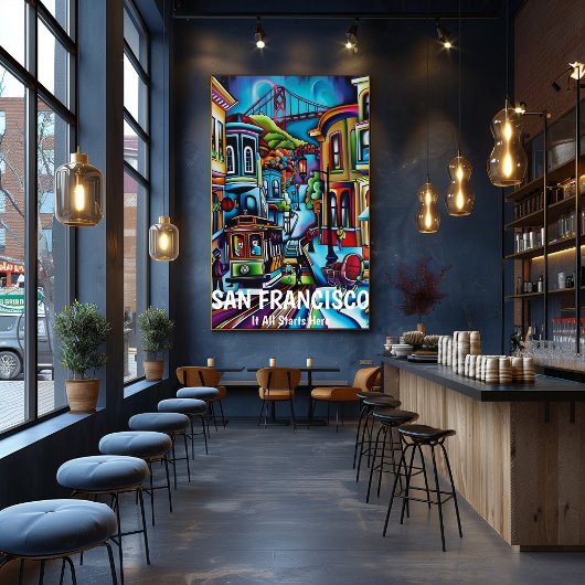 San Francisco: Todo Comienza Aquí. Perfect Poster