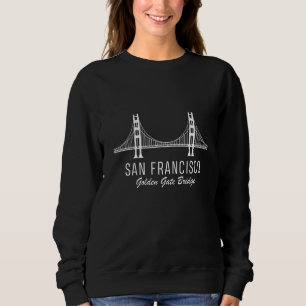 San Francisco Toerist naar Golden Gate Bridge in C Trui