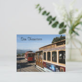 san francisco trams briefkaart (Staand voorkant)