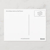 san francisco trams briefkaart (Achterkant)