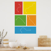 San Francisco - Transit Palettes Poster (Keuken)