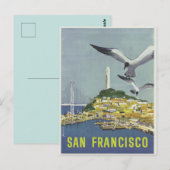  San Francisco Travel Briefkaart (Voorkant / Achterkant)