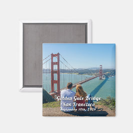 San Francisco Travel Custom Foto Souvenir Magneet