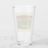 San Francisco Travel Pint Glass Glas (Achterkant)