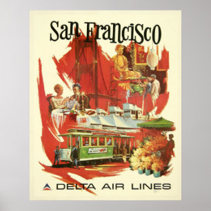  San Francisco Travel Poster