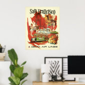  San Francisco Travel Poster (Thuiskantoor)