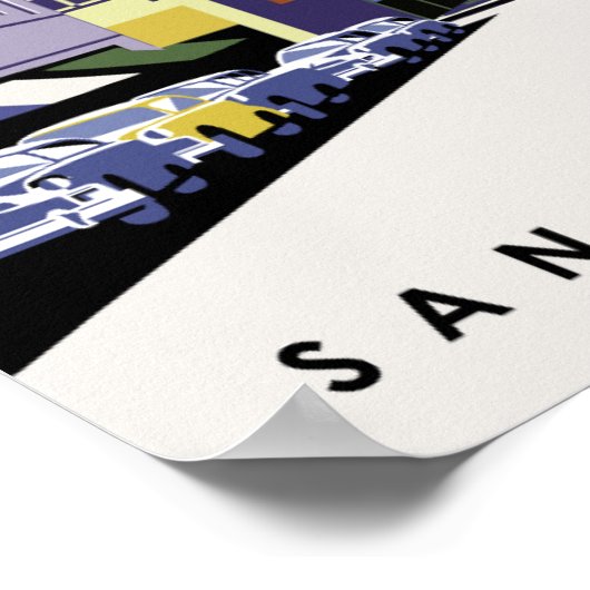 San Francisco Travel Poster (Hoek)