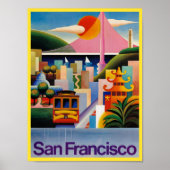 San Francisco Travel Poster (Voorkant)