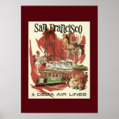 San Francisco Travel Poster (Voorkant)
