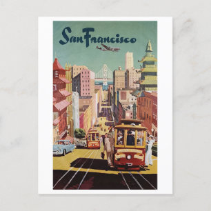  San Francisco Travel Poster Briefkaart