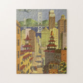  San Francisco Travel Poster Design Legpuzzel (Verticaal)