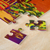 San Francisco Travel Poster Jigzaag Puzzle Legpuzzel (Zijkant)