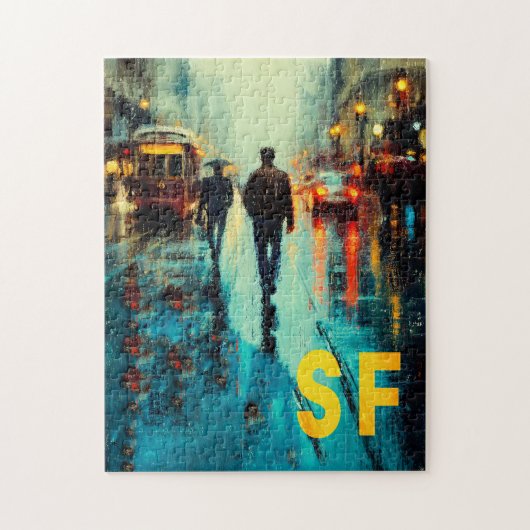 San Francisco Travel Poster Legpuzzel (Verticaal)