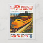  San Francisco trein reizen Briefkaart (Voorkant)
