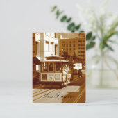 san francisco trolley briefkaart (Staand voorkant)