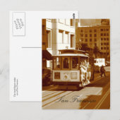 san francisco trolley briefkaart (Voorkant / Achterkant)