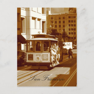 san francisco trolley briefkaart