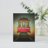 San Francisco Trolley Briefkaart (Staand voorkant)
