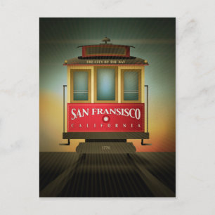 San Francisco Trolley Briefkaart