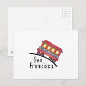 san francisco trolley briefkaart (Voorkant / Achterkant)