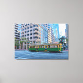 San Francisco Trolley Bus Canvas Afdruk (Voorkant)