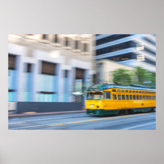 San Francisco Trolley Bus Poster (Voorkant)