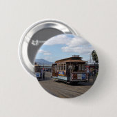 San Francisco Trolley Cars Ronde Button 5,7 Cm (Voorkant /achterkant)
