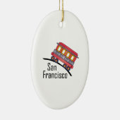 san francisco trolley keramisch ornament (Rechts)