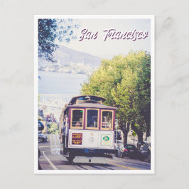 San Francisco Trolley Uitzicht van Alcatraz Briefkaart