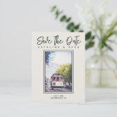 San Francisco Trolley Wedding Save the Date Briefkaart (Staand voorkant)