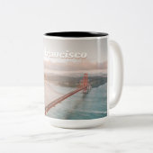 San Francisco Tweekleurige Koffiemok (Voorkant rechts)