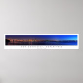 San Francisco Twilight Panorama Poster (Voorkant)