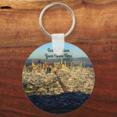 San Francisco Twin Peaks #1 Sleutelhanger (Voorkant)